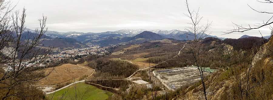 Trbovlje iz Bukove gore, 27. 12. 2020. Slika je vidna v Google Chromu.
